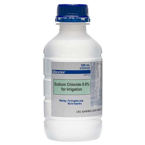 Baxter Sodium Chloride (Saline) 0.9% Bottle